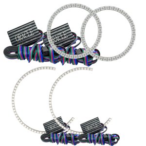 Infiniti G37 Coupe Headlight Halo Kit - ORACLE Lighting - No Controller - ColorSHIFT - `08-`10